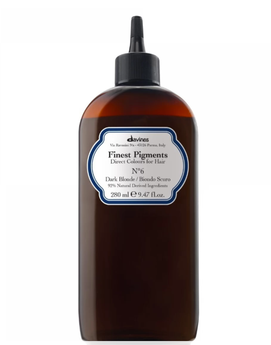 Davines, Finest Gloss, Natural Ingredients, Hair Colouring Pigment, N.6 Dark Blonde, 280 ml
