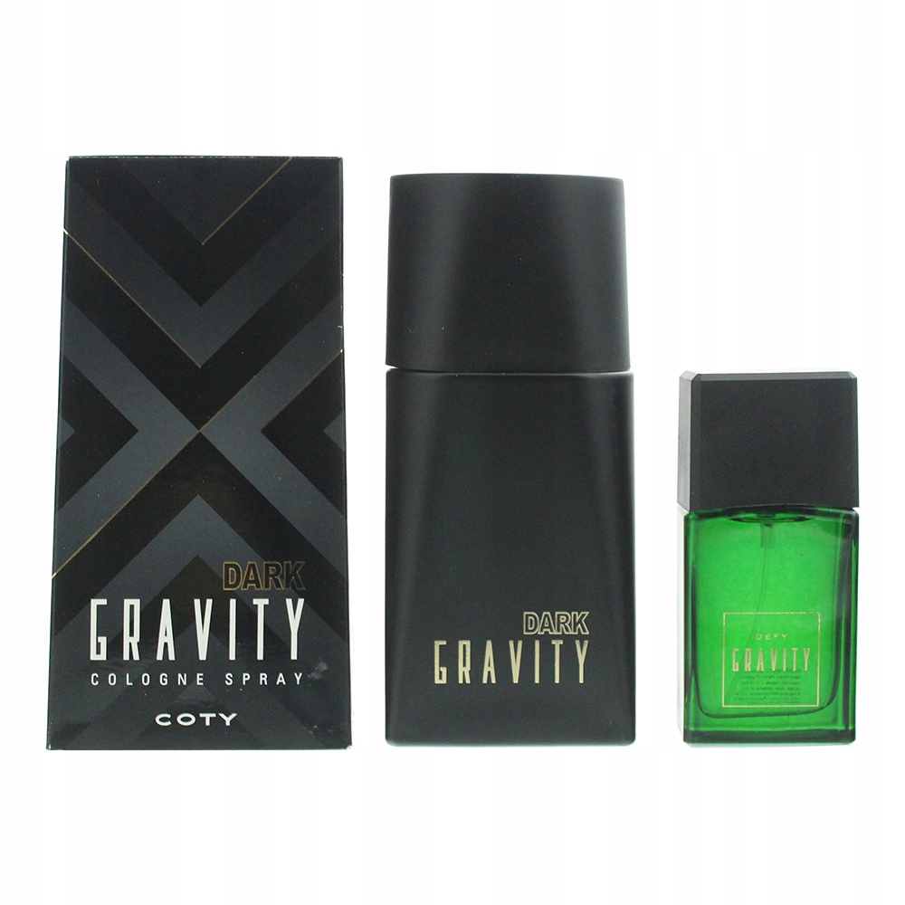Set Coty: Dark Gravity, Eau De Cologne, For Men, 100 ml + Defy Gravity, Eau De Cologne, For Men, 30 ml