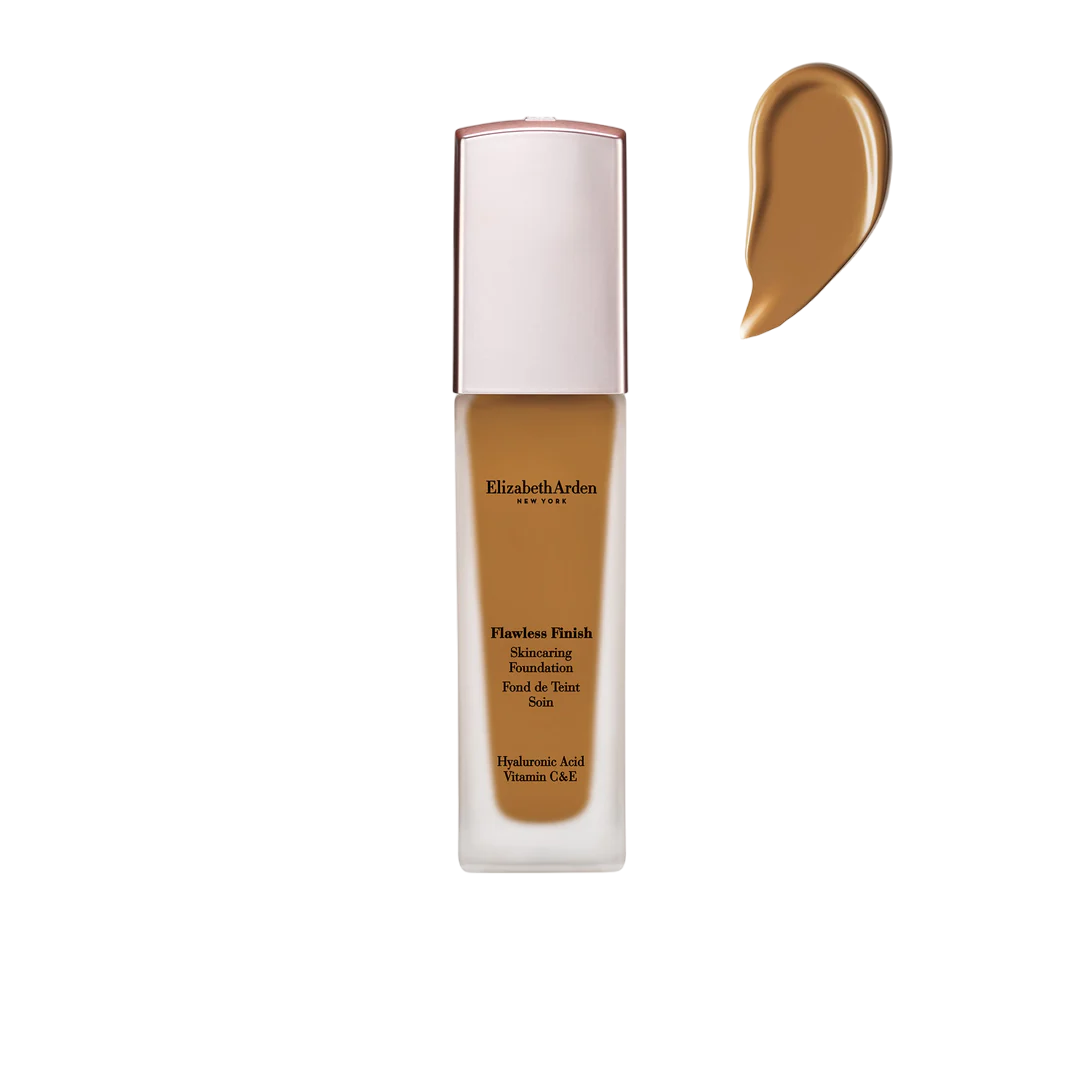 Elizabethten Arden, kusursuz bir bitiş cilt bakımı, hialüronik asit, uzun süreli kullanım, krem temelli foundation, 510N, derin koyu dengeli ton, 30 ml.