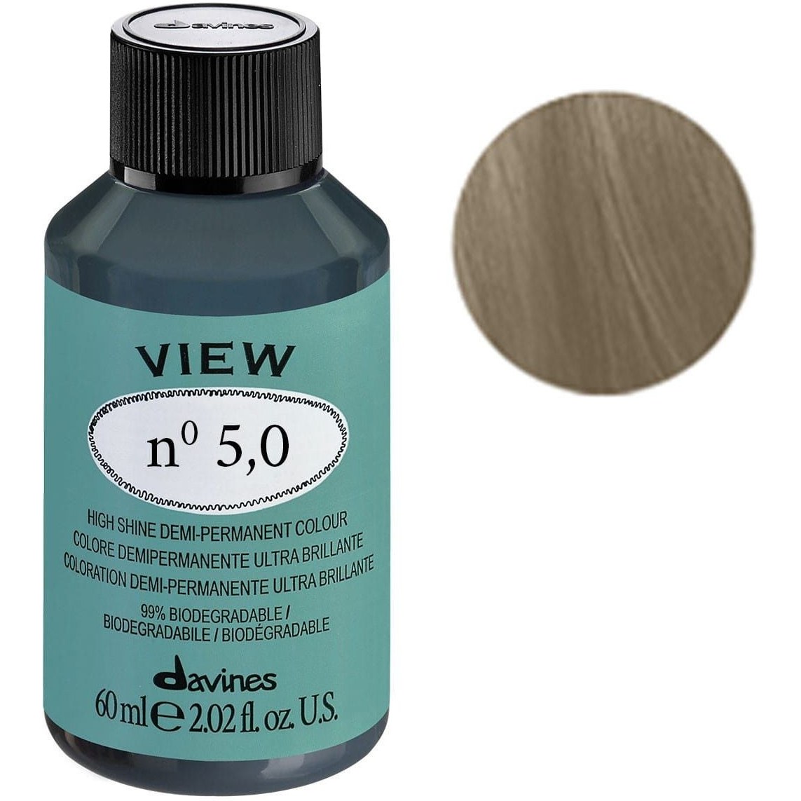 Davines, View, Demi-Sabit Saç Boyası, 5.0 , 60 ml