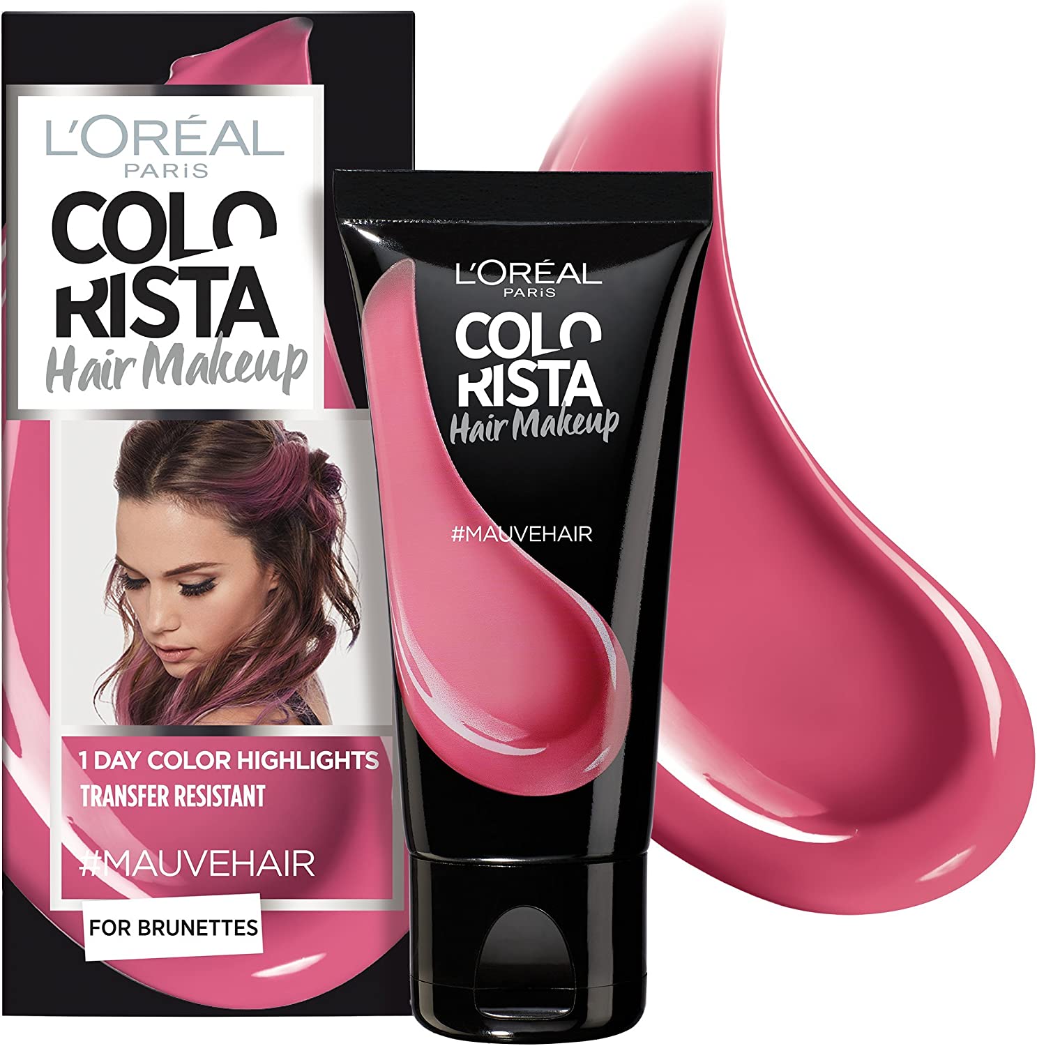 L'Oréal Paris, Colorista Hair Makeup, Părul cu culoare semi-permanentă, #MAUVEHAIR, 30 ml.