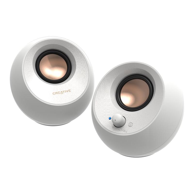 Creative Computer Speaker Pebble V3 2 0 bluetooth white (51MF1700AA002)