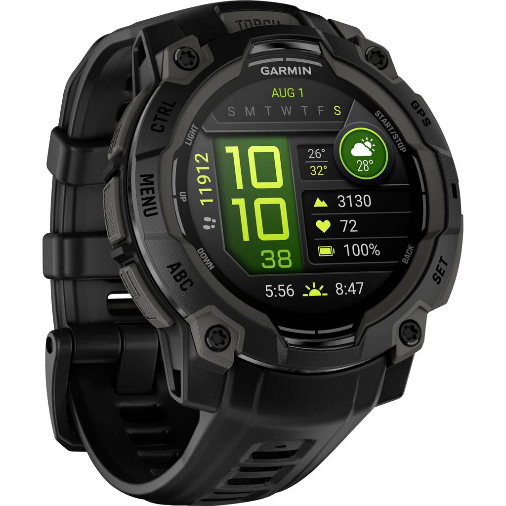 Garmin Instinct® 3 AMOLED - 45 mm Schwarz Smartwatch Black 010-02936-00