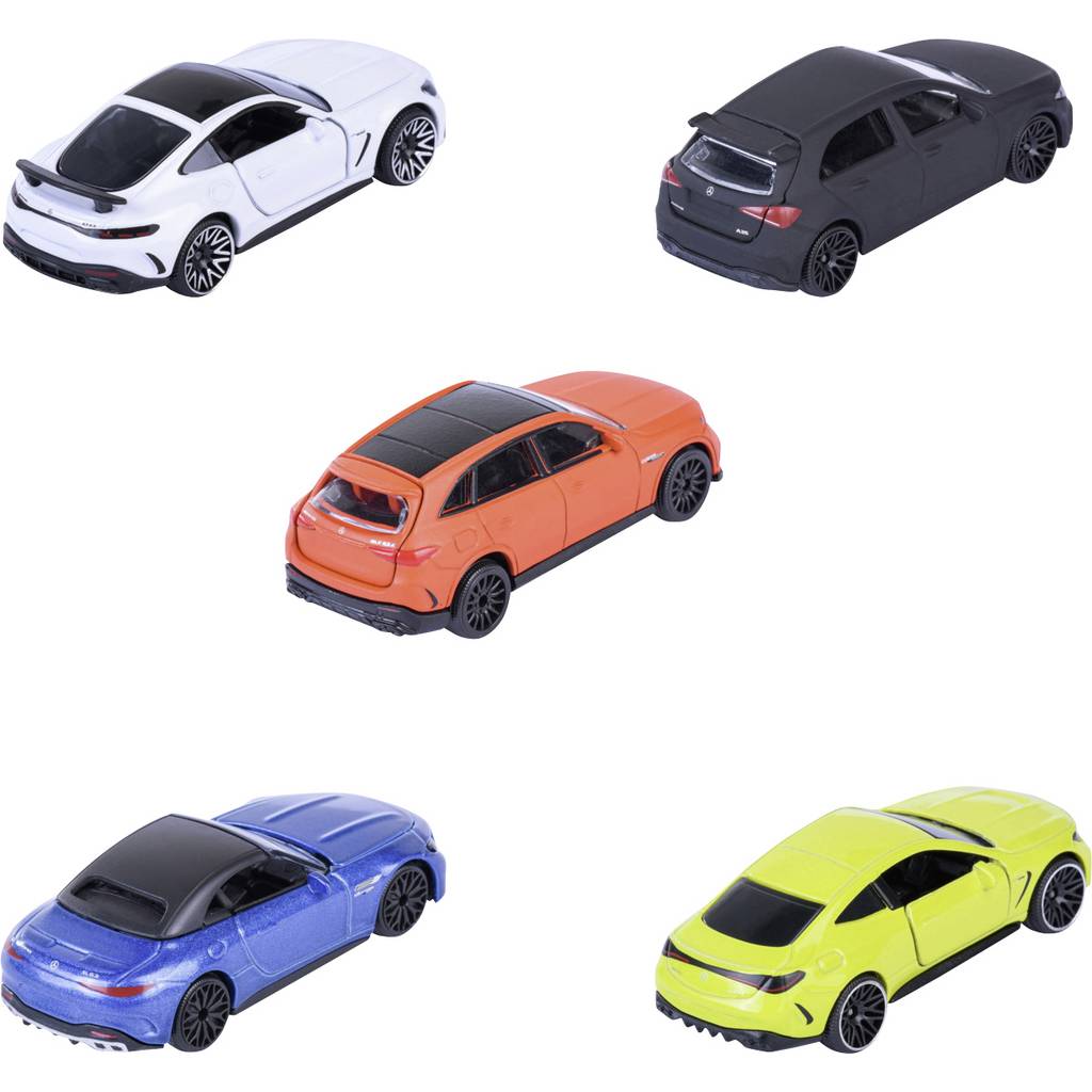 Majorette Mercedes Benz Mercedes-AMG 5 piese pachet cadou Asamblat Car  8502105000