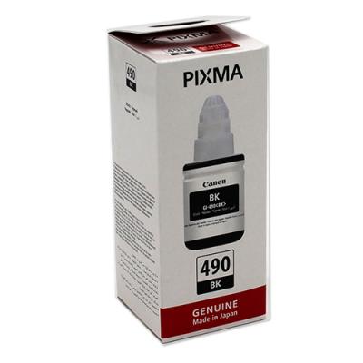 Canon Ink GI-490 GI490 Black Schwarz Nachfülltinte (0663C001)