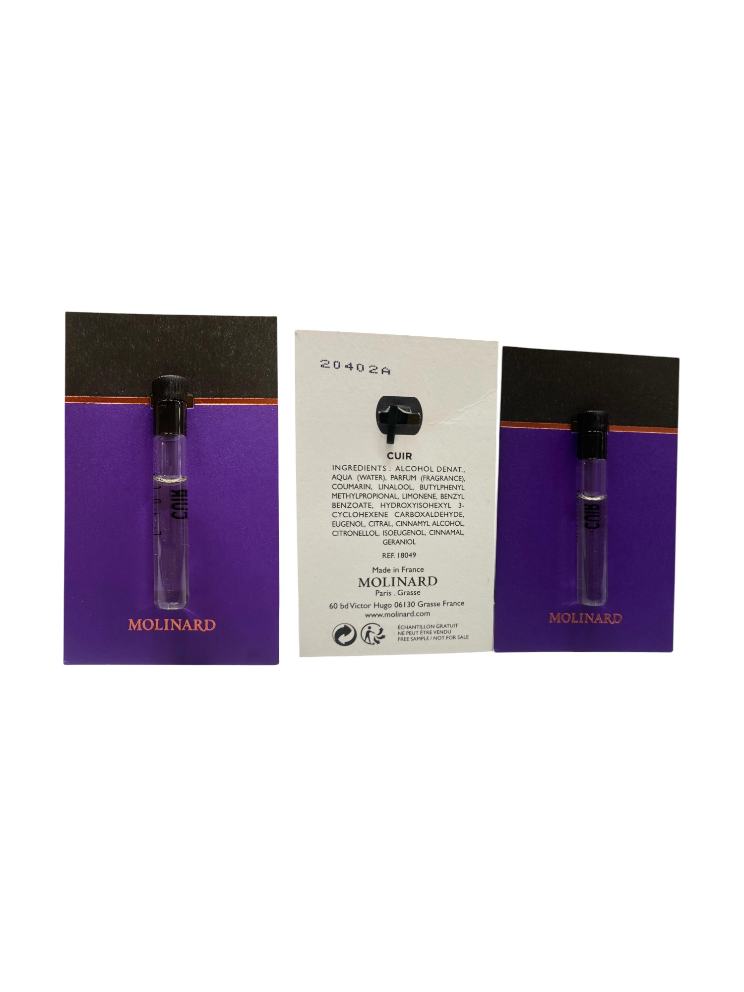 Molinard, Les Elements Collection - Cuir, Eau De Parfum, For Women, 1 ml *Vial