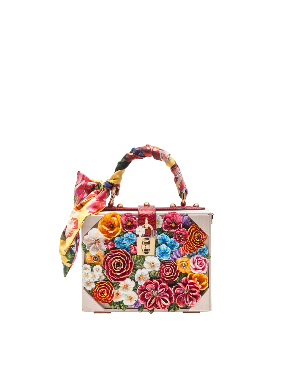 Dolce & Gabbana, Cutii de flori foldabile, Suport metalic pentru pahar, Cutie cadou, Multicolor.