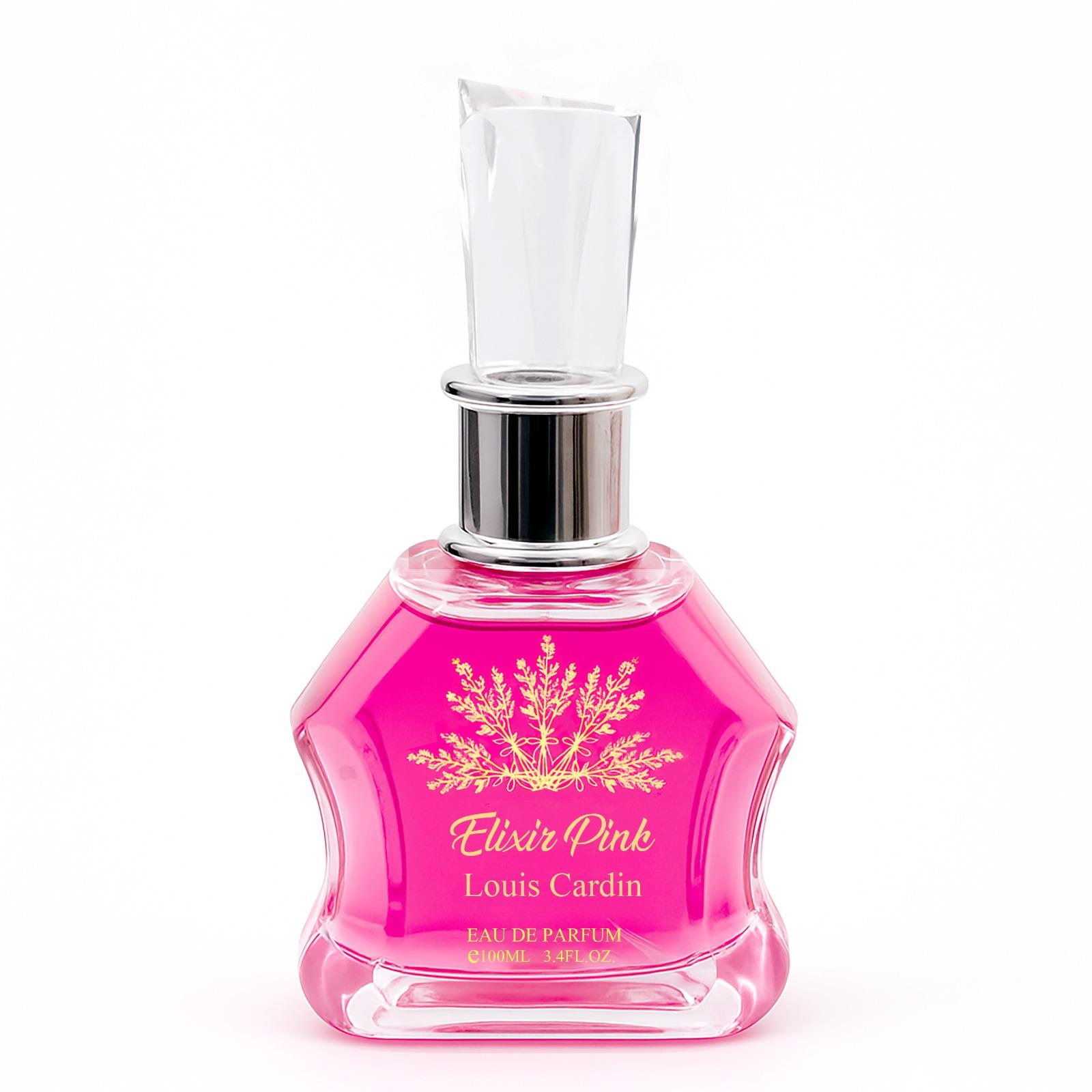 Louis Cardin, Elixir Roz, Eau de parfum pentru femei, 100 ml.