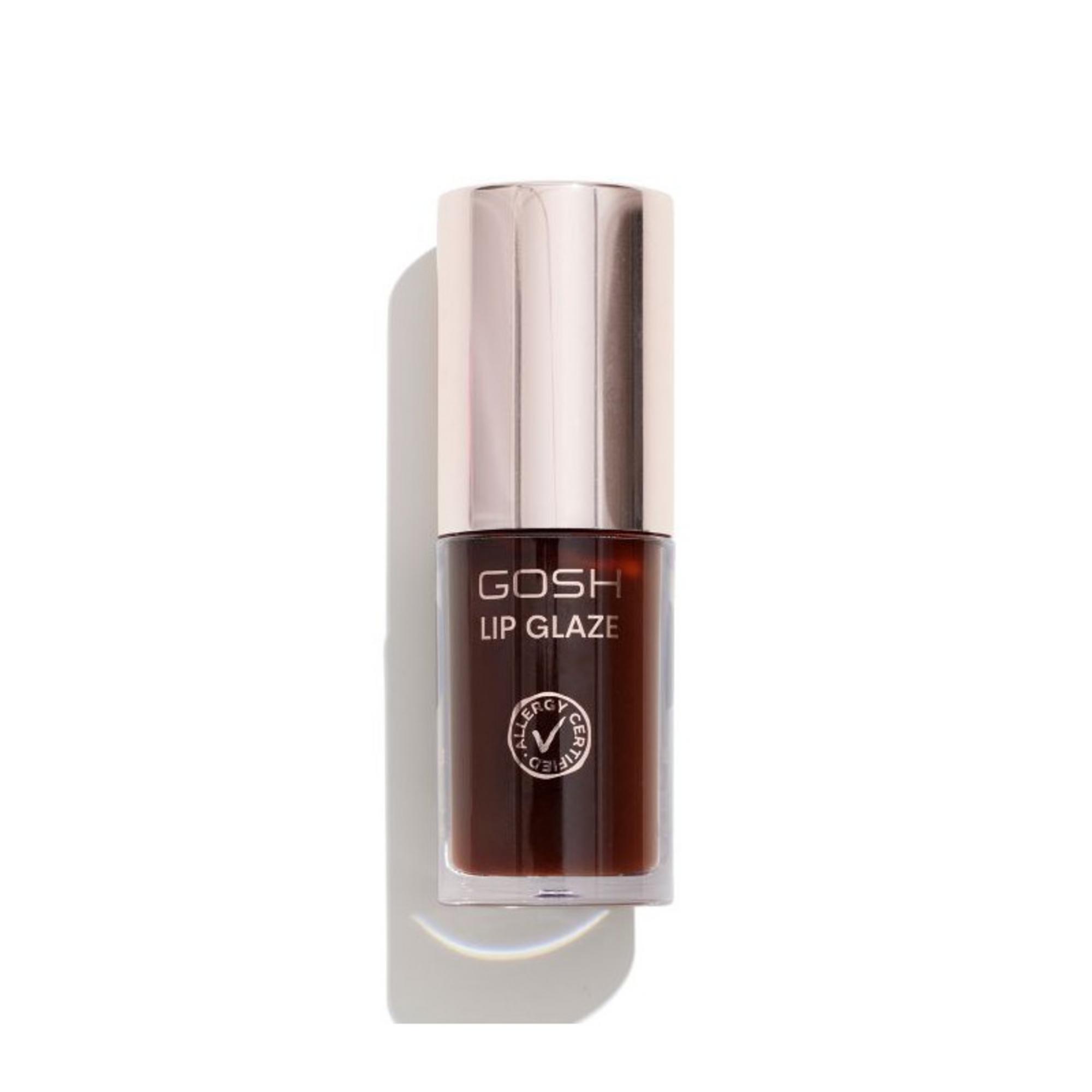 Oh, Glos de buze Lip Glaze, culoare semi-opacă, Glos de buze cu aplicator rotativ, 003, Cacao neagră, 5,5 ml