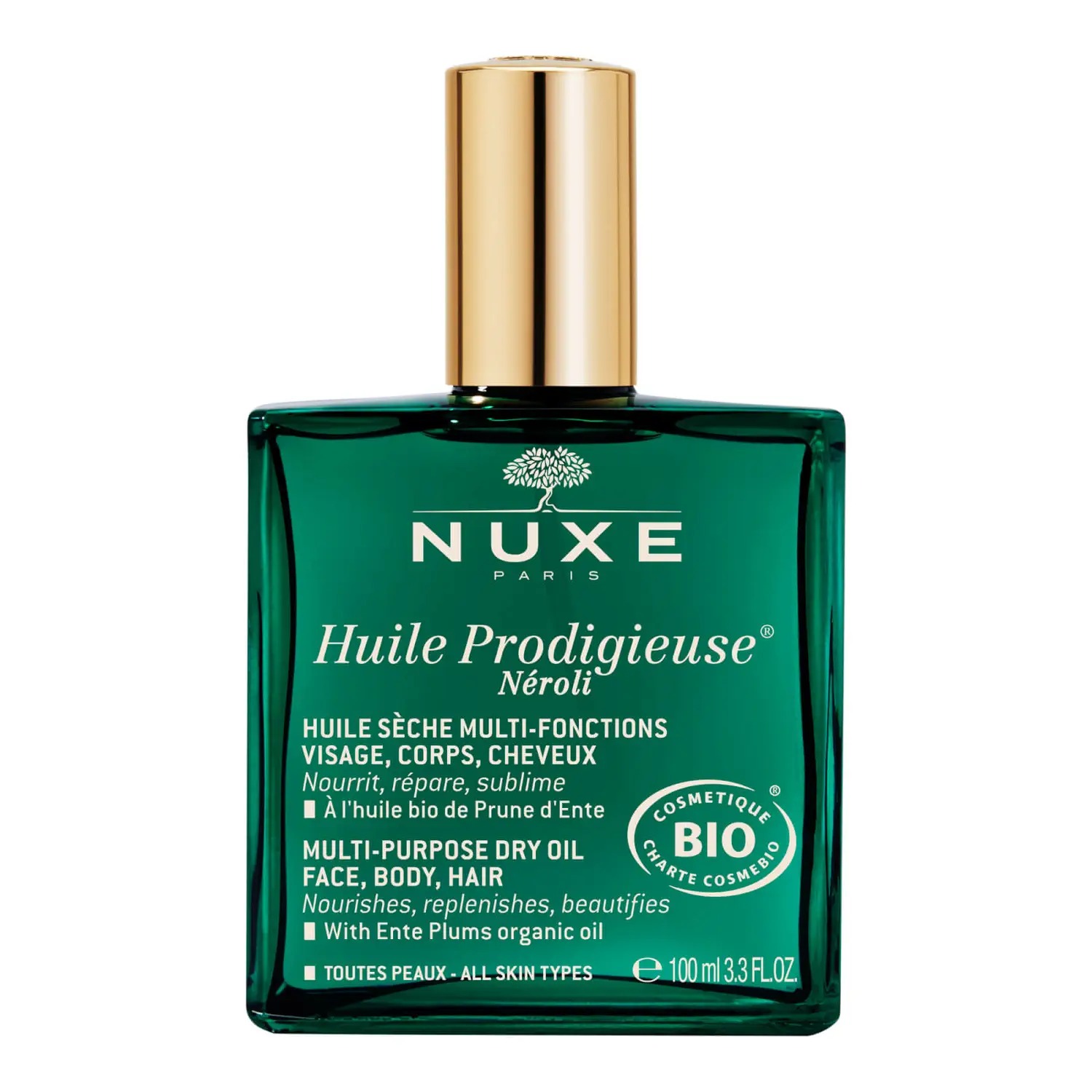 Nuxe, Huile Prodigieuse Multi-Purpose Neroli, Body Oil, For Face, Body & Hair, 100 ml