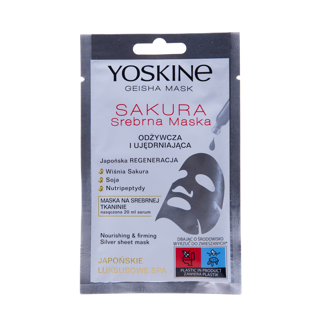 Yoskine, Geisha Sakura, Kemerleme, Bantlı Maske, Yüz, 20 ml.