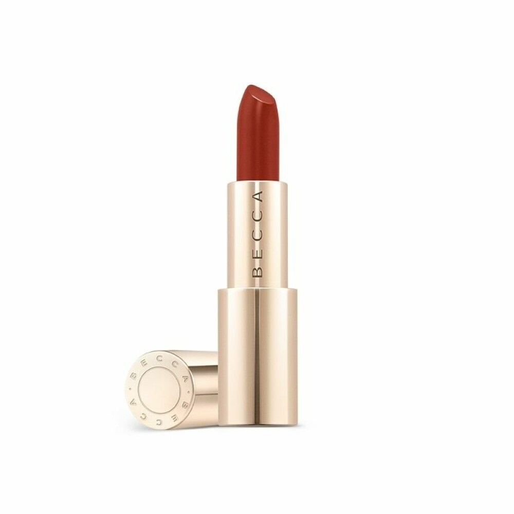 Becca, Ultimă, Ulei de avocado, Finisaj satinat, Sticla de lip balsam cu cremă, Love Rouge, 3,3 g