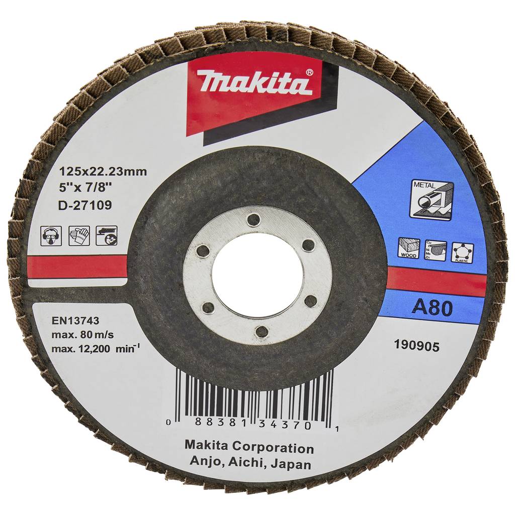 Makita D-27109 Flap disc Diameter 125 mm 1 pc(s) D-27109