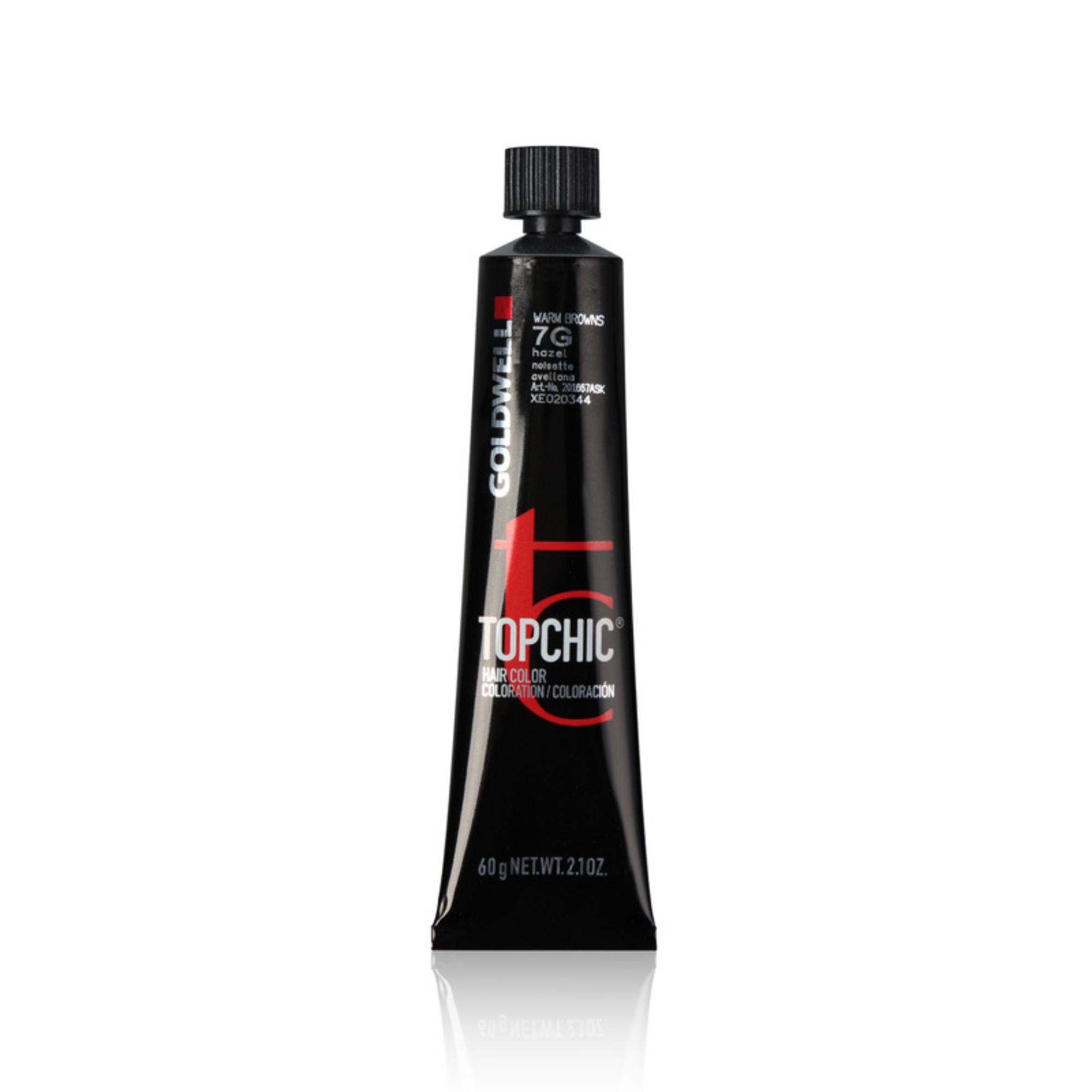 Goldwell, TopChic, Pălăria de par permanentă, 7G Hârtie de culoare hazel, 60 ml.