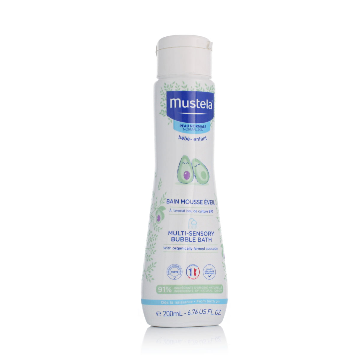 Mustela Bebisi Çoklu Duyusal Kabarcık Banyo Suyu ile Avokado 200 ml