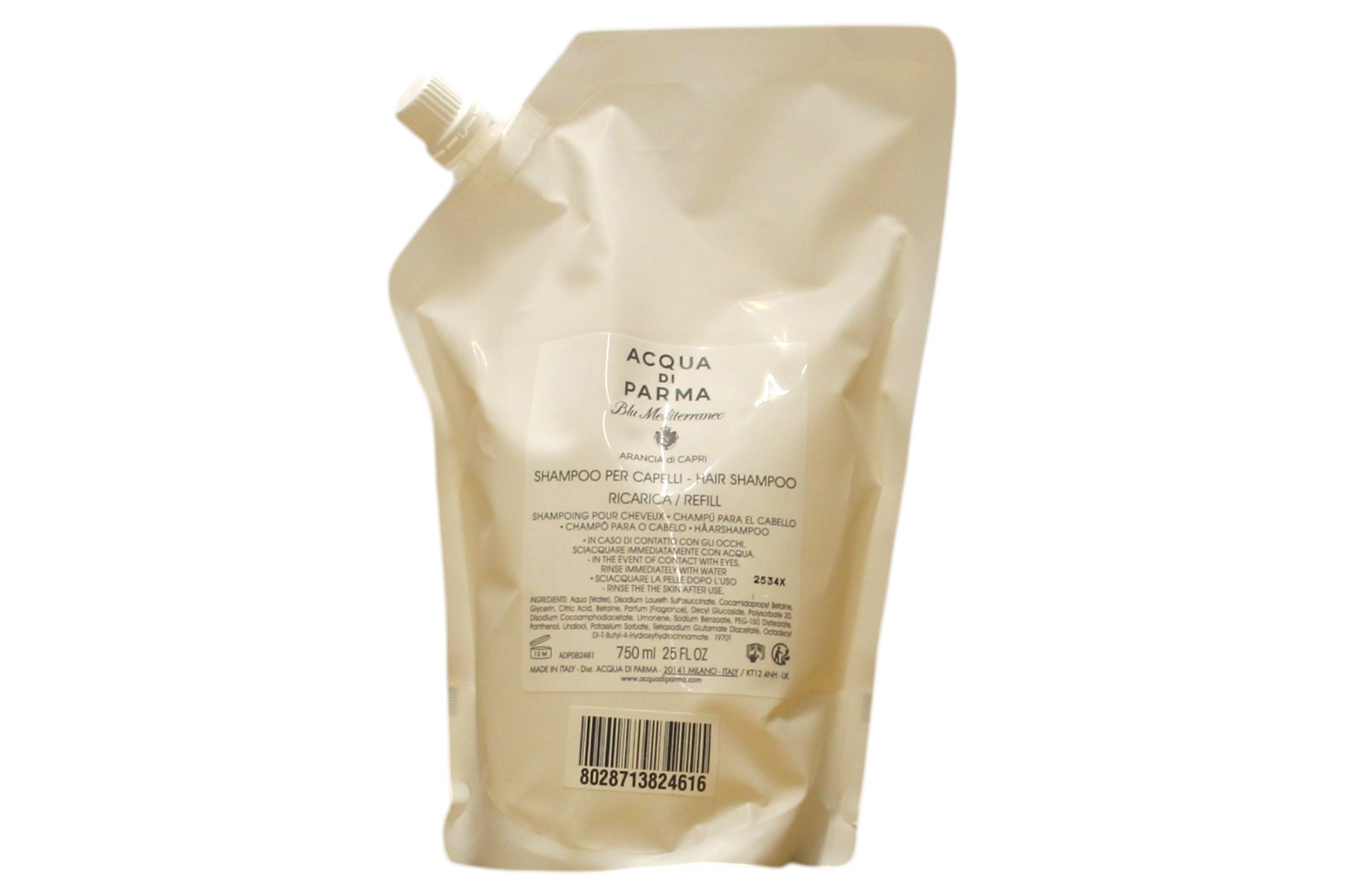 Acqua di Parma, Blu Mediterraneo Arancia di Capri, Pături de păr, Ușorifiant, 750 ml.