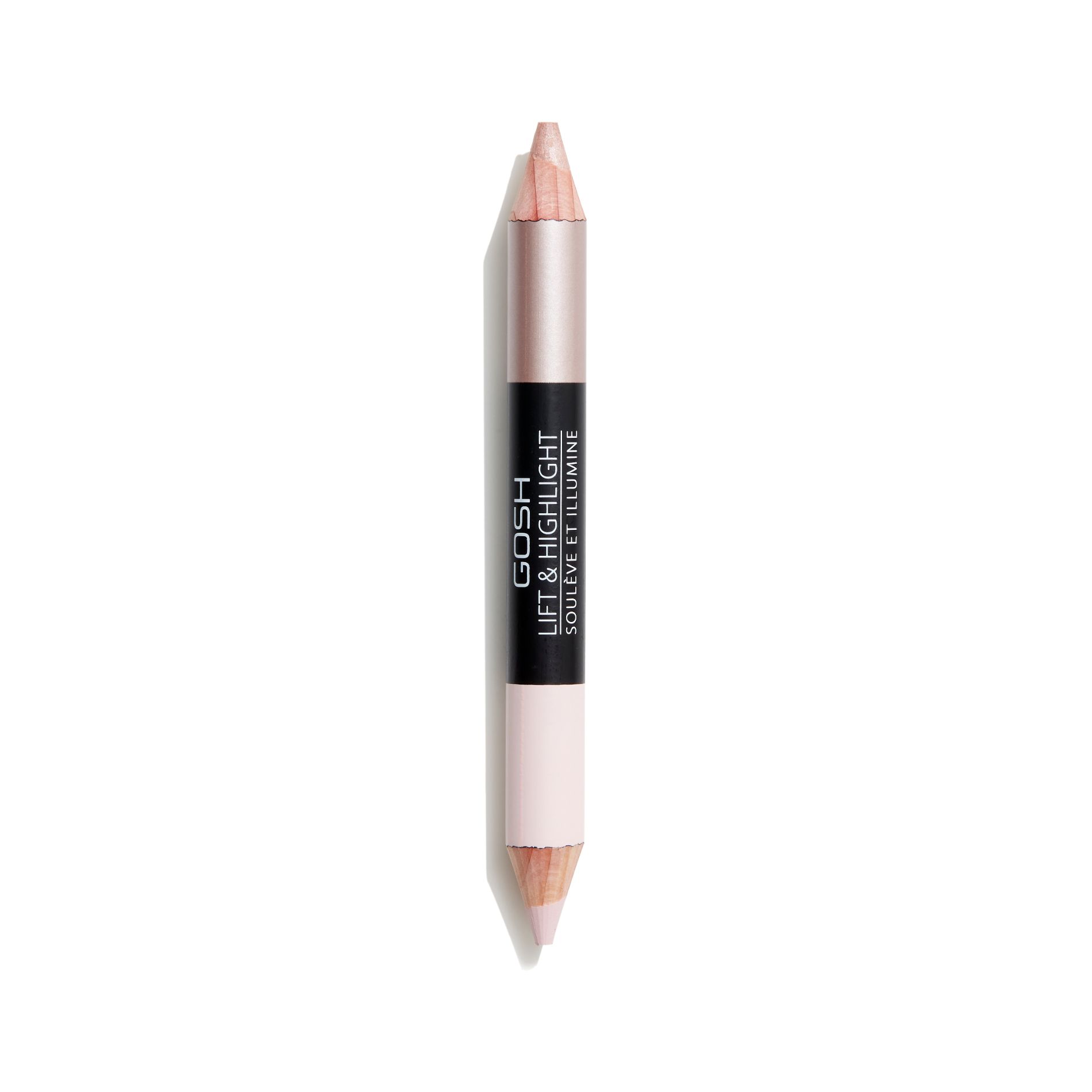 Gosh, Lift & Highlight, Double, Gel Pencil Eyeliner, 002, Rose Nude, 11 g