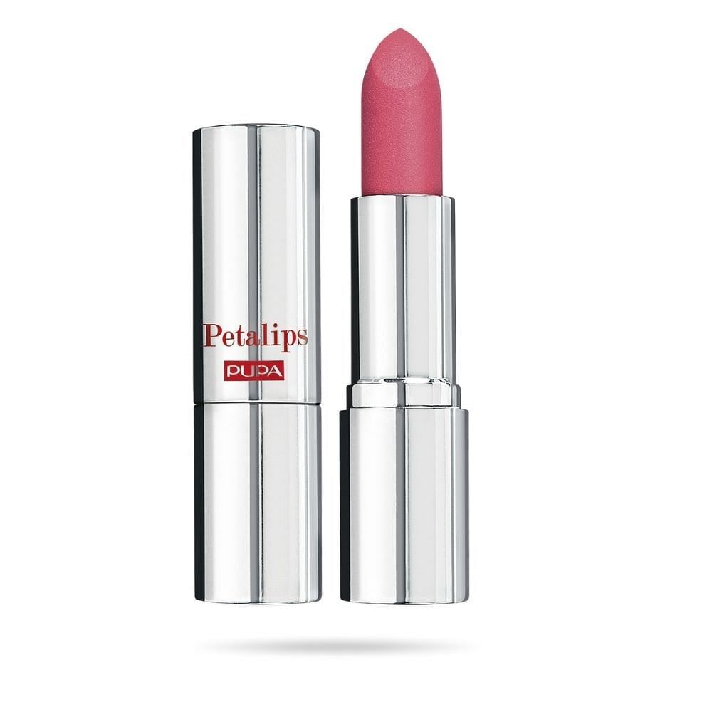Pupă, Petalips, Fără parabene, Mate, Crema de lip balsam, 005, Camelia elegantă, 3,5 g
