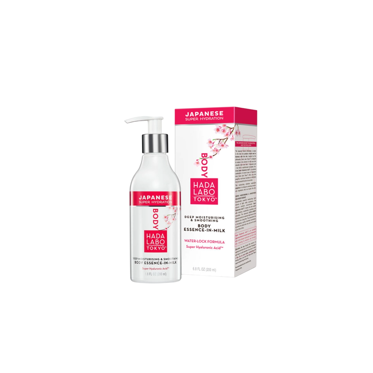 Hada Labo Tokyo, Vücut, Hialüronik Asit, Nemlendirici ve Düzleştiren, Vücut Sütü, Her Yerden Vücudunuzu, 200 ml