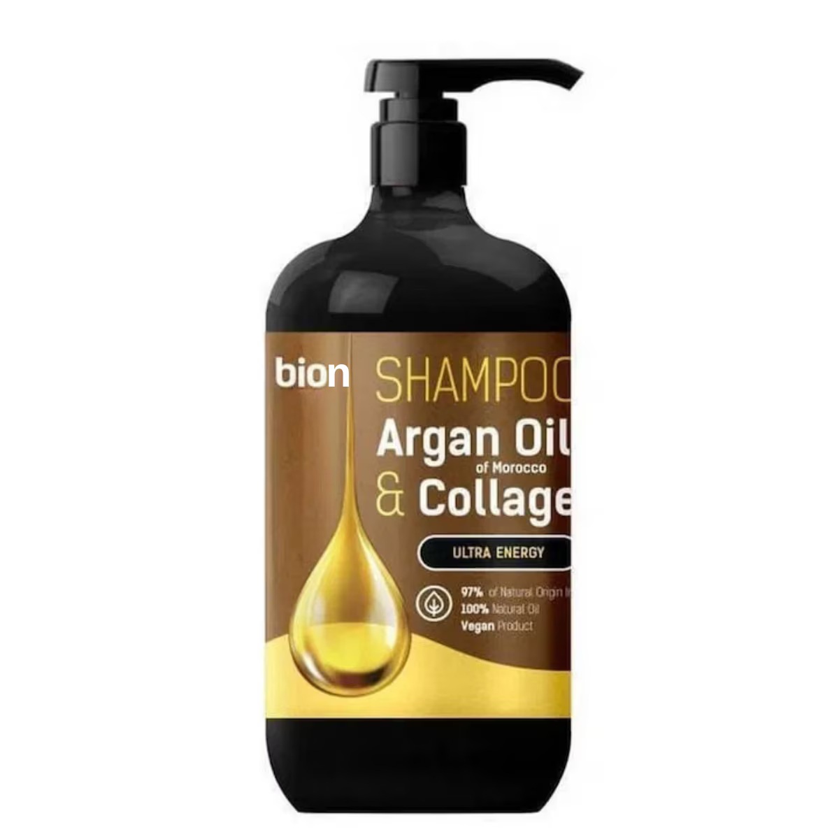 Bio Naturell, Bio Naturell, Uleiul de argin din Maroc și colagen, Spălarea părului cu regenerare, 946 ml.