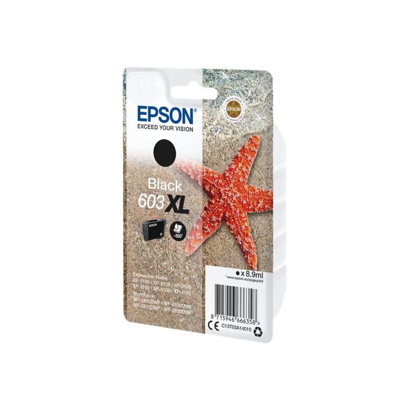 Epson Ink 603XL Black Schwarz (C13T03A14010)