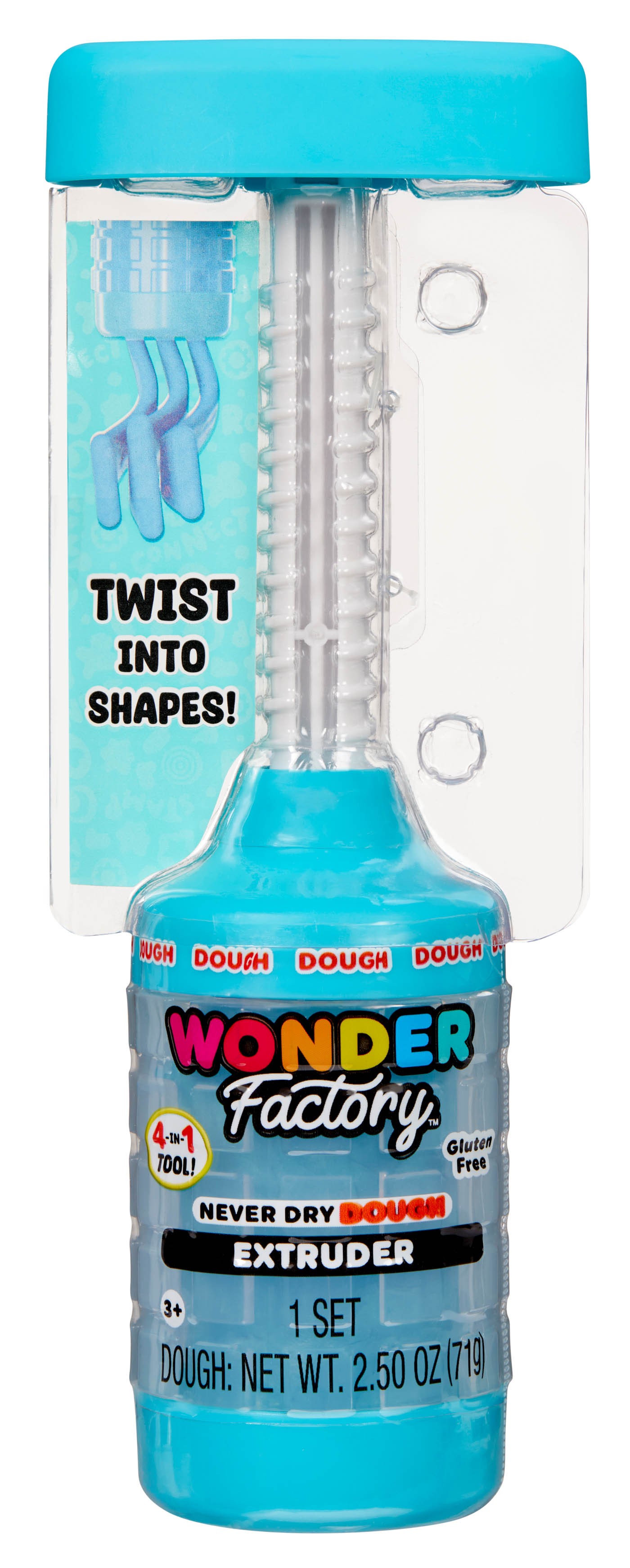 Wonder Factory Never Dry Dough Extruder – Teal 532262
