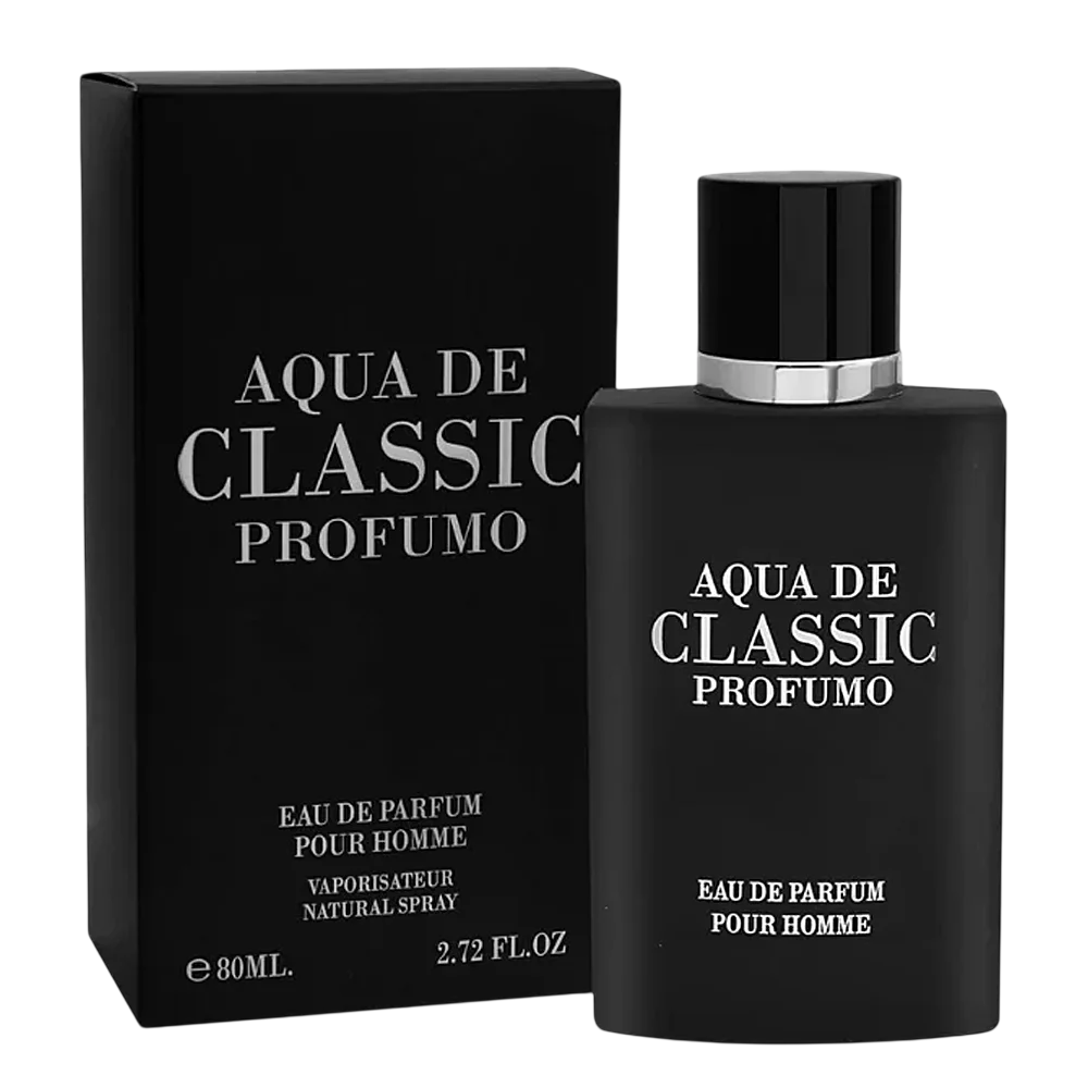 Lumea parfumurilor, Aqua de Classic Profumo, Eau De Parfum pentru bărbați, 80 ml.