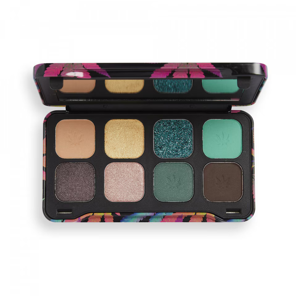 Makeup Revolution, Forever Flawless Dynamic, Eyeshadow Palette, Chilled, 8 Shades, 8 g