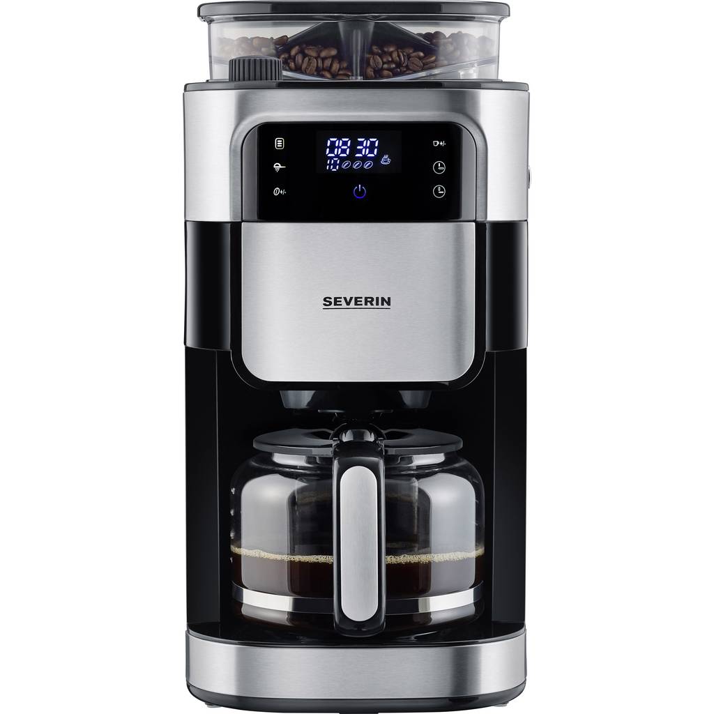 Severin KA 4813 Coffee maker Black, Stainless steel (brushed) Cup volume KA 4813
