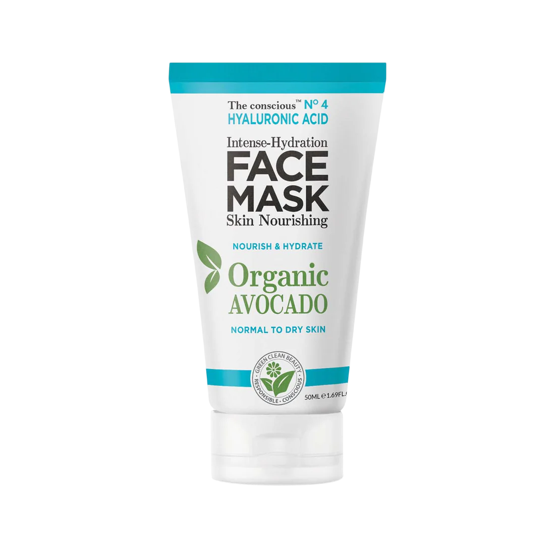 Biovene, The Conscious No.4, Avocado, Intense Hydration, Cream Mask, For Face, 50 ml