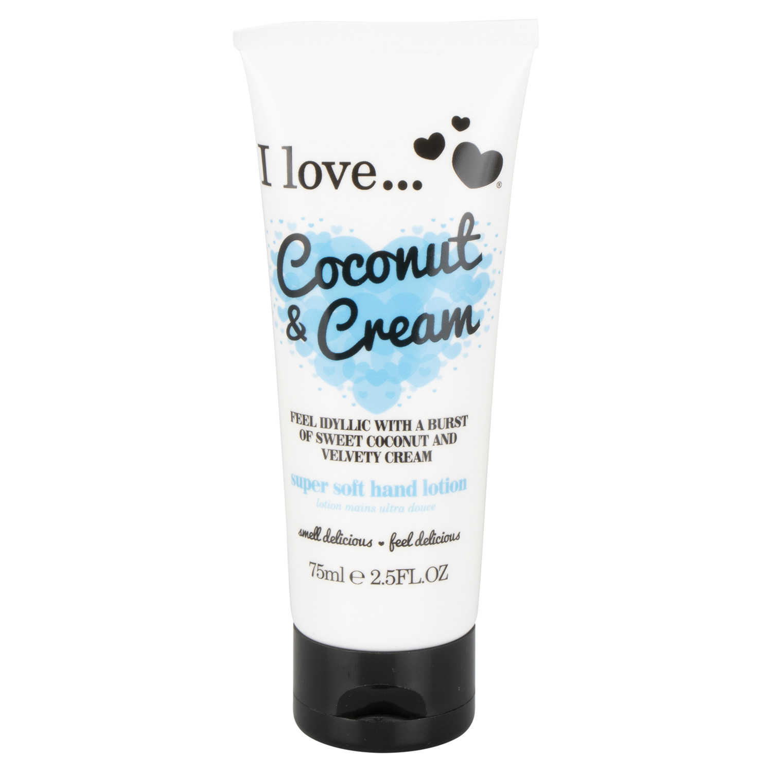 Iubesc, iubesc ..., Lichid de hidratare a mâinilor, Coco și Crema, 75 ml