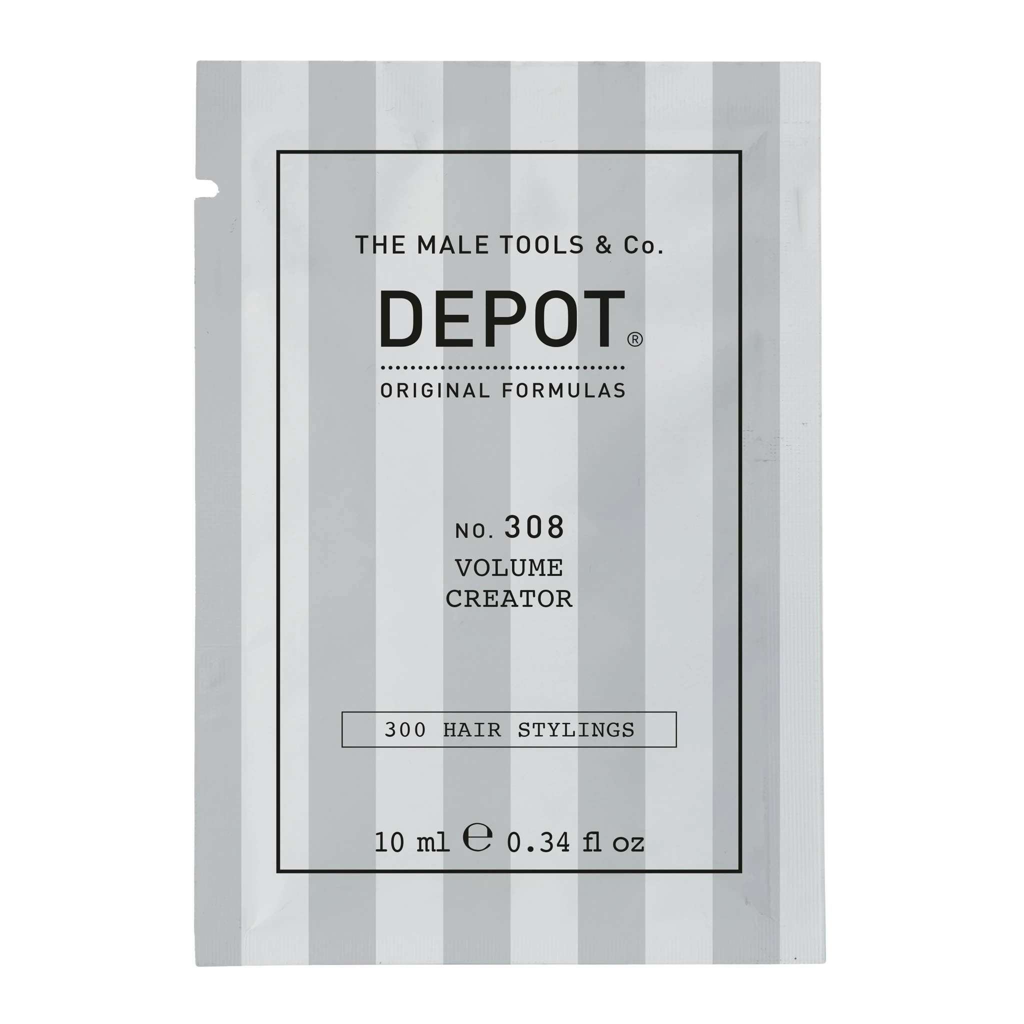 Depozit, 300 stilări de păr Nr. 308, Filtrează UVA/UVB, Geamul pentru stilarea părului, Pentru volum, Tensiune medie, 10 ml