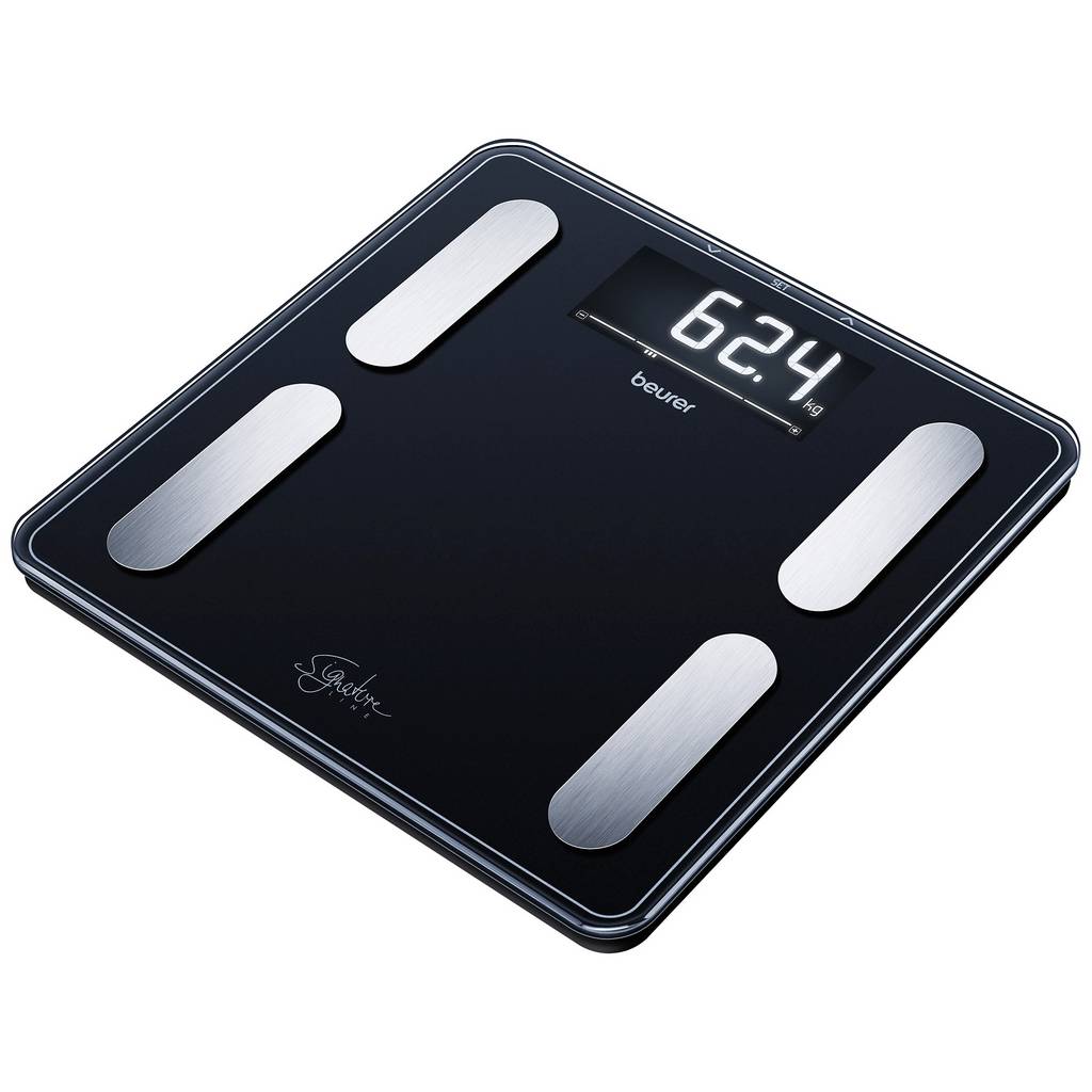 Beurer BF 405 Bathroom scales 76006 Digital Weight range=200 kg White Incl 76006