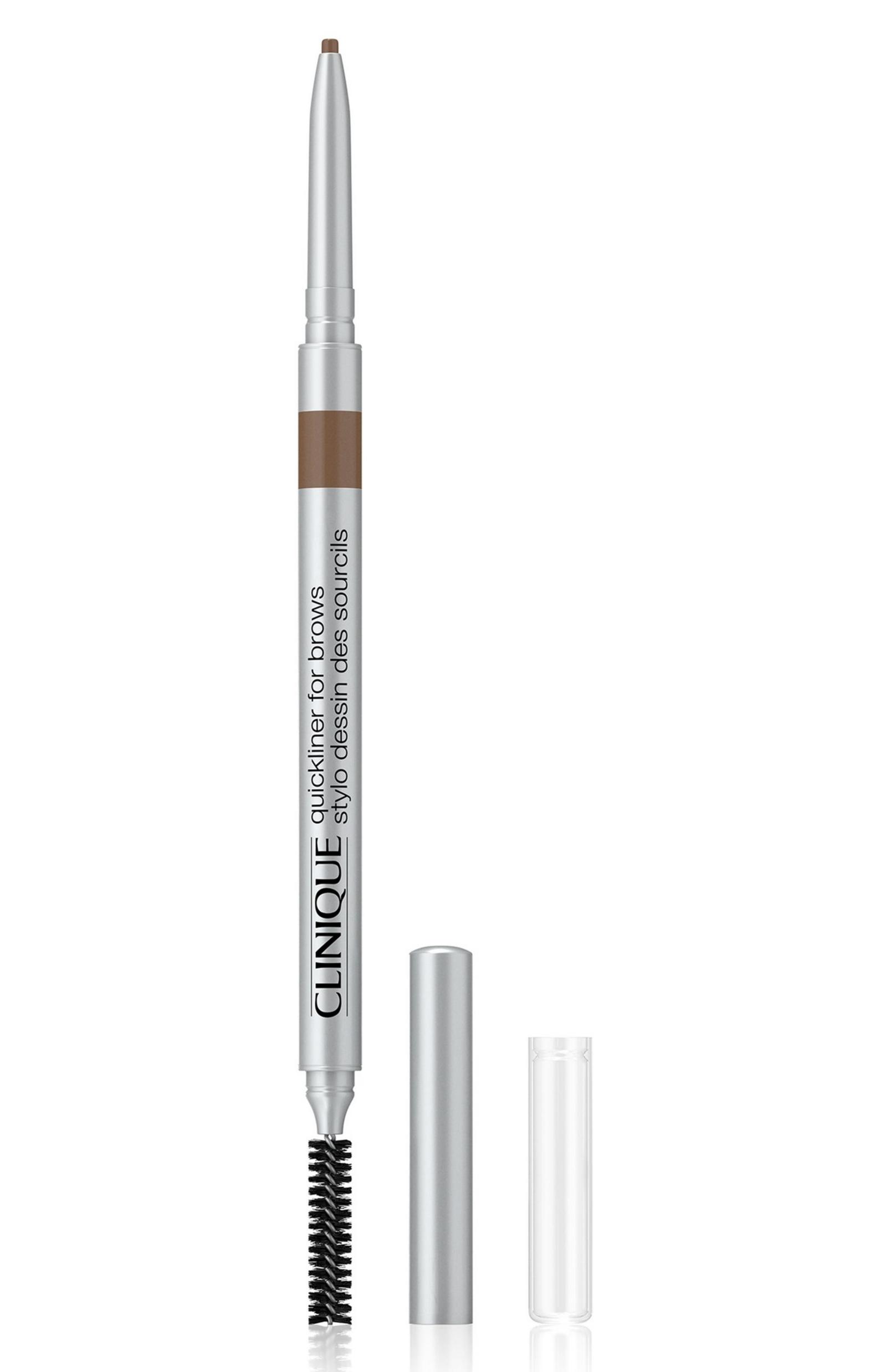 Clinique, Quickliner, Double-Ended, Eyebrow Cream Pencil, V4N202, Soft Chestnut, 6 g