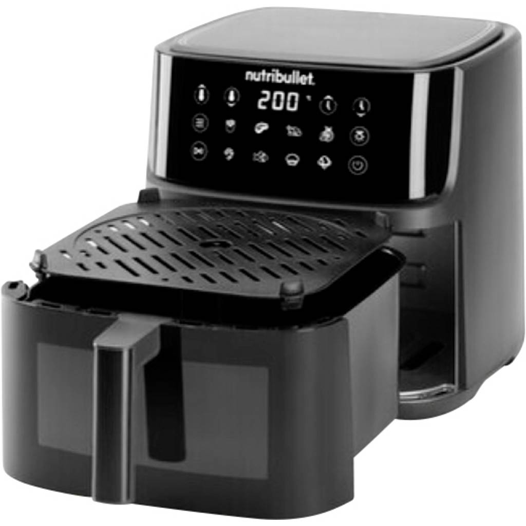NUTRiBULLET NBA0811DG Air fryer 8 l Timer function, BPA-free Dark gre 0C12500004