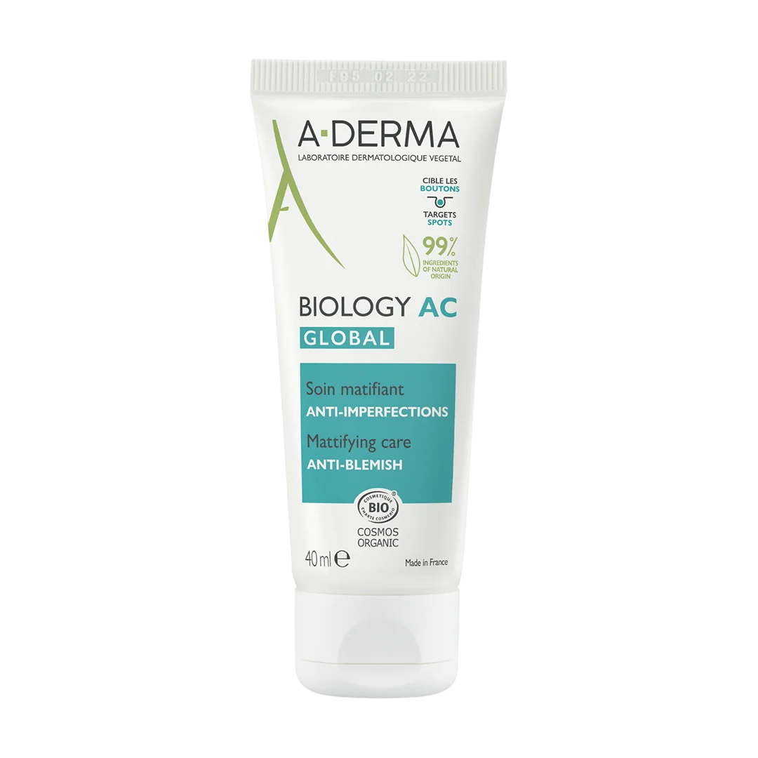 A-Derma, Biology AC, Anti-Imperfections, Day, Local Treatment Cream, Acne, Face, 40 ml