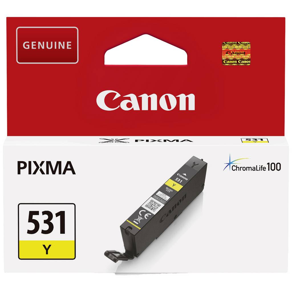 Canon Ink cartridge CLI-531 Y Original Yellow 6121C001 6121C001