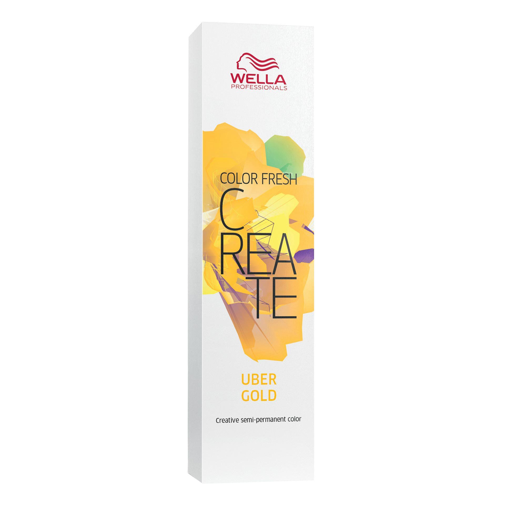 Wella Professionals, Color Fresh Create, fără amoniac, colorant semi-permanent pentru păr,  Uber Gold, 60 ml.