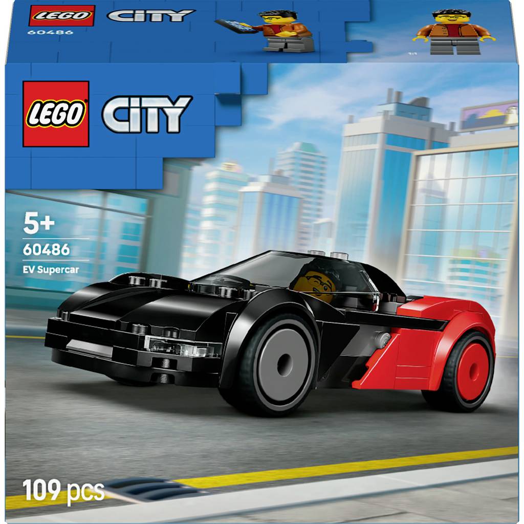 60486 LEGO® CITY Electric Super Sports car (60486); Set with Minifigure 60486