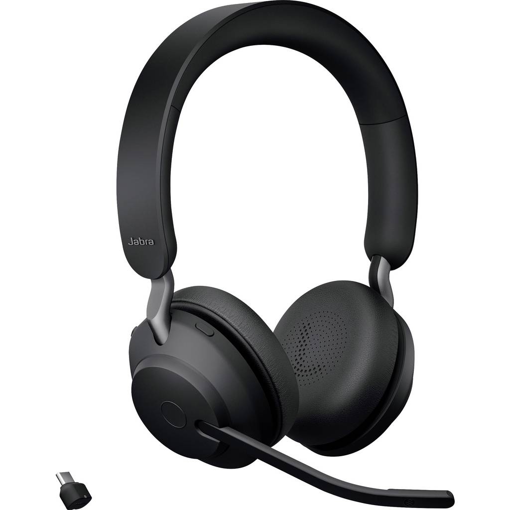Jabra Evolve2 65 UC On-ear headset Bluetooth® (1075101) Stereo Bla 26599-989-899