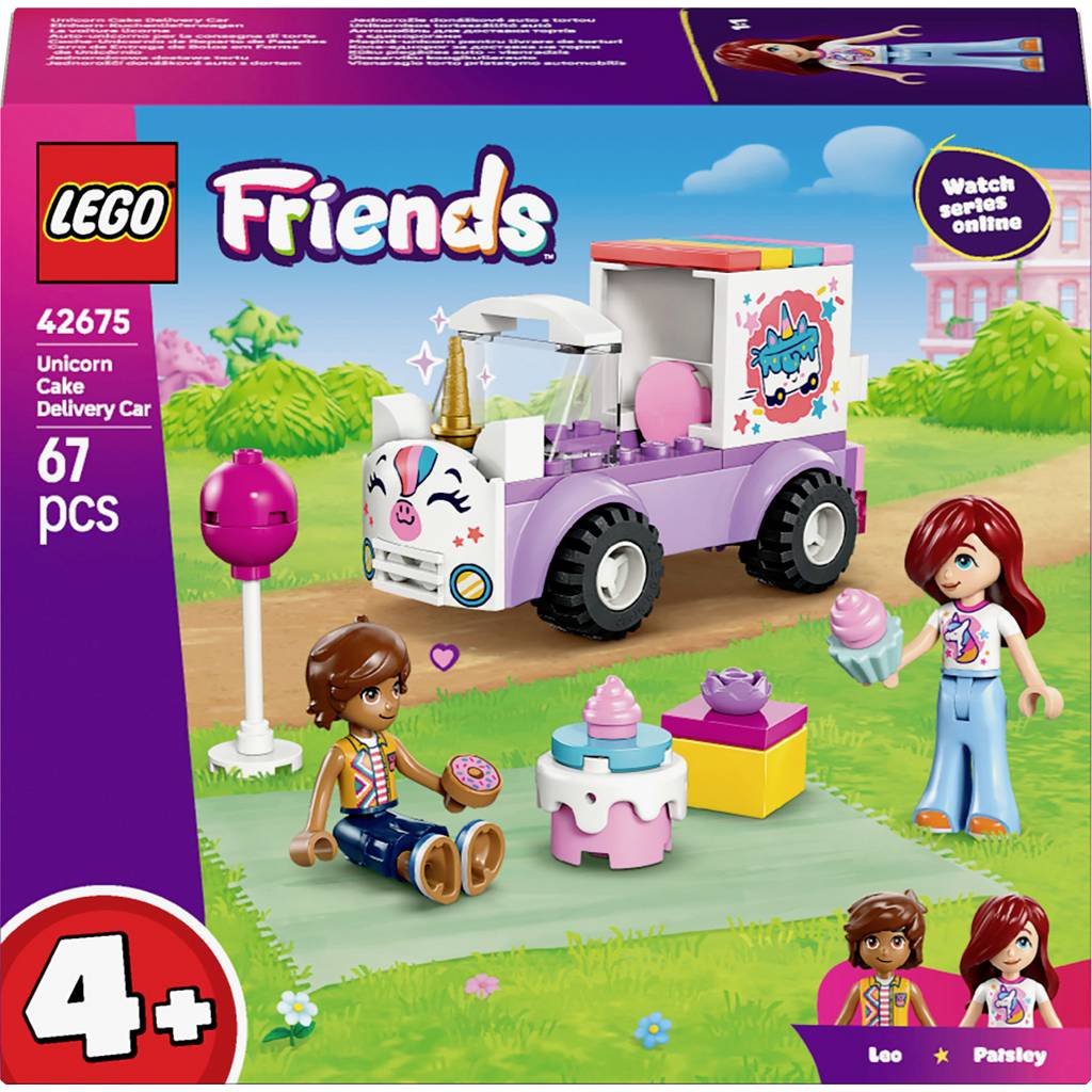 42675 LEGO® FRIENDS Unicorn cake delivery wagon (42675); toy car 42675
