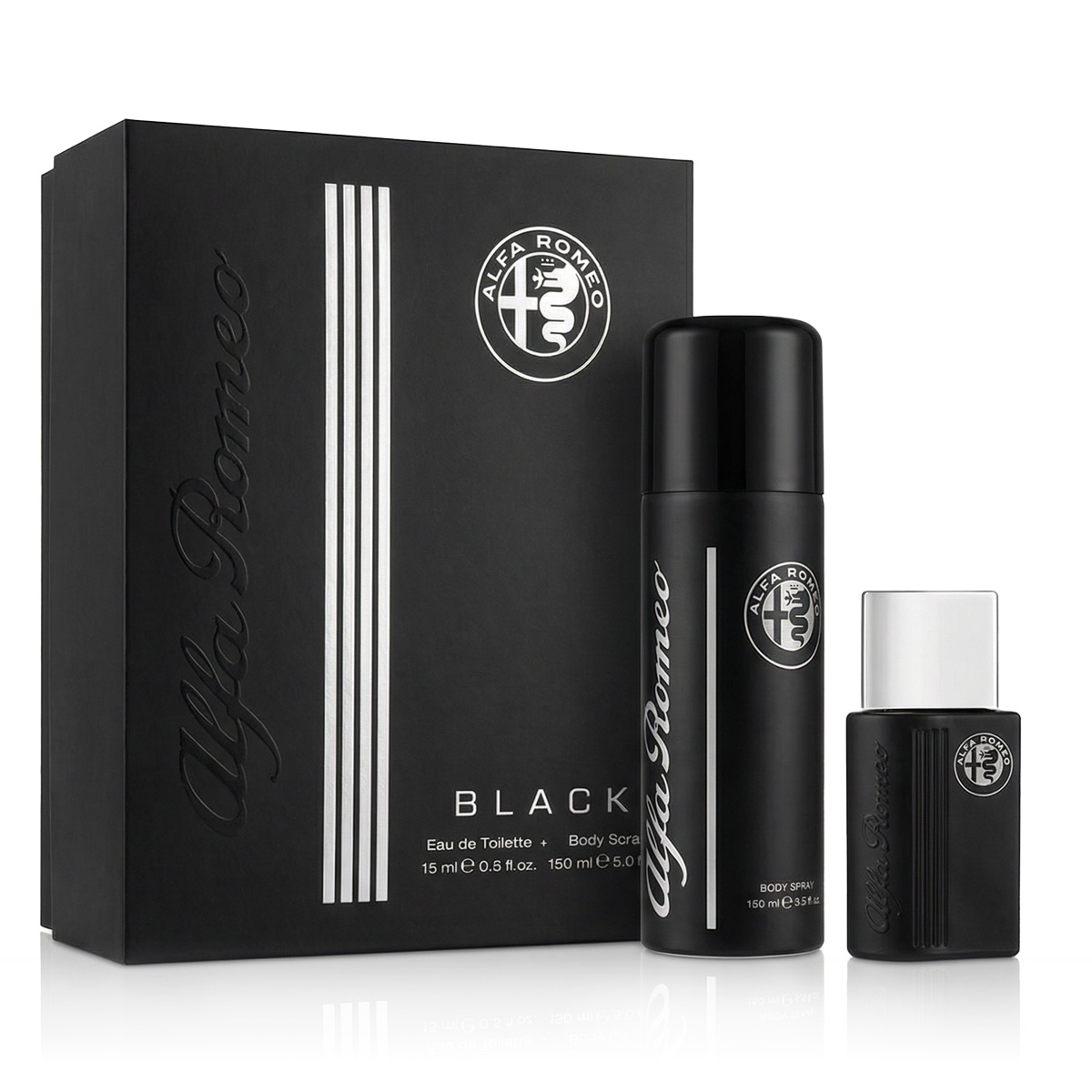 AIFA ROMEO BLACK EDT 15 ml + BODYSAY 150 ml (erkek)