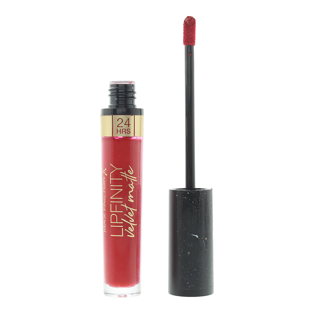 Max Factor, Lipfinity Velvet Matte, Liquid Lipstick, 025 Red Luxury, 3.5 ml
