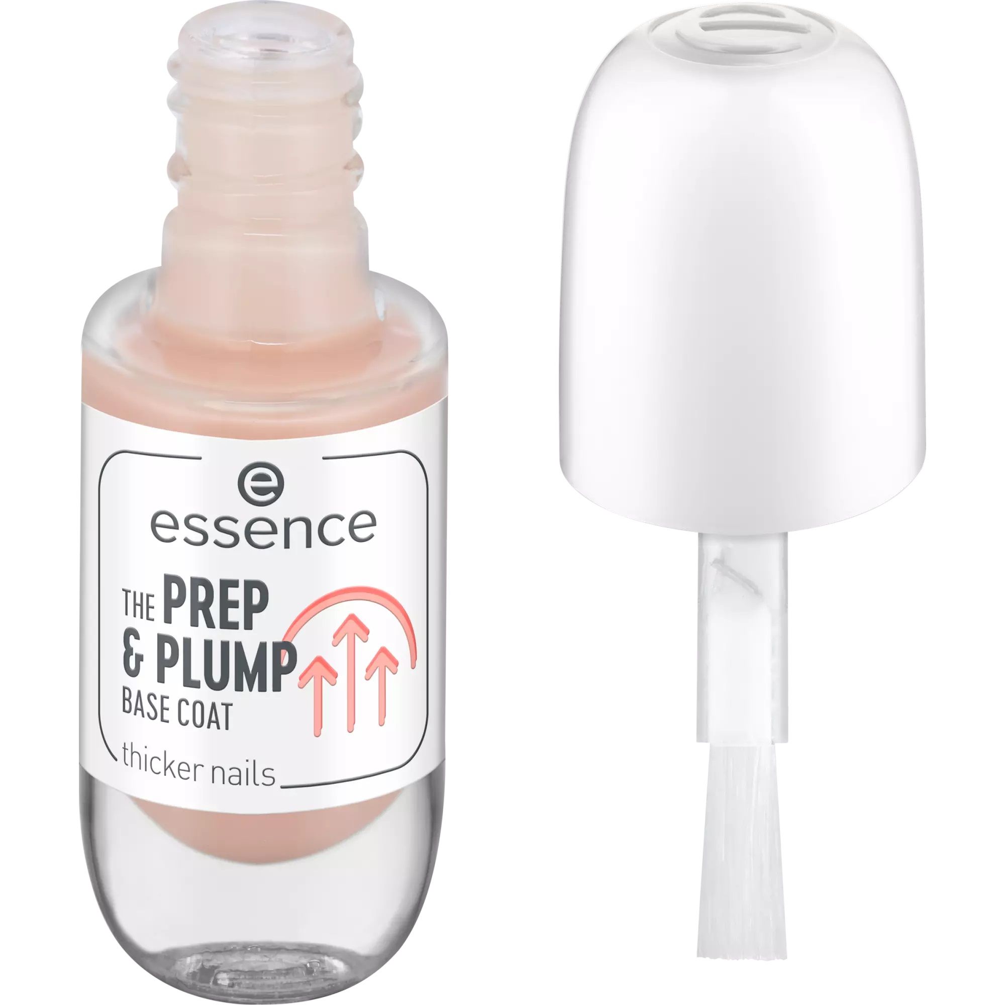Essence, The Prep & Plump, Top Coat, Nail Polish, 8 ml