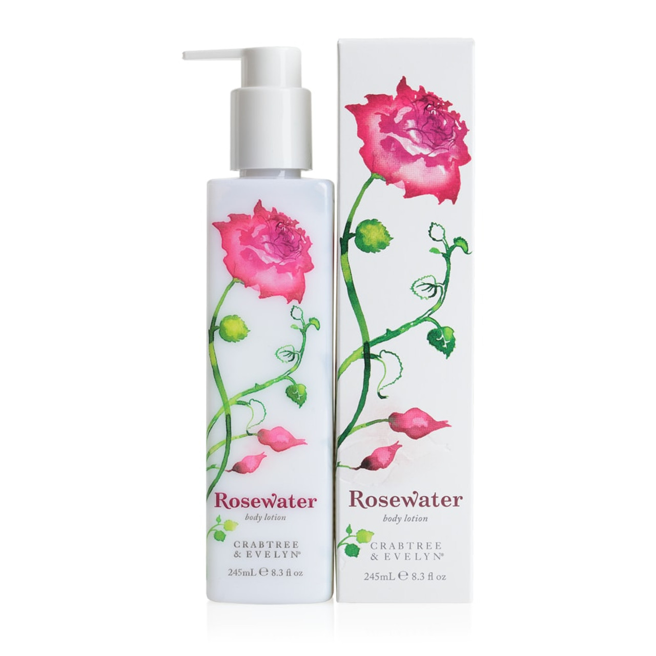 Crabtree ve Evelyn, Rosewater, Nemlendirici, Vücut Kremi, 245 ml