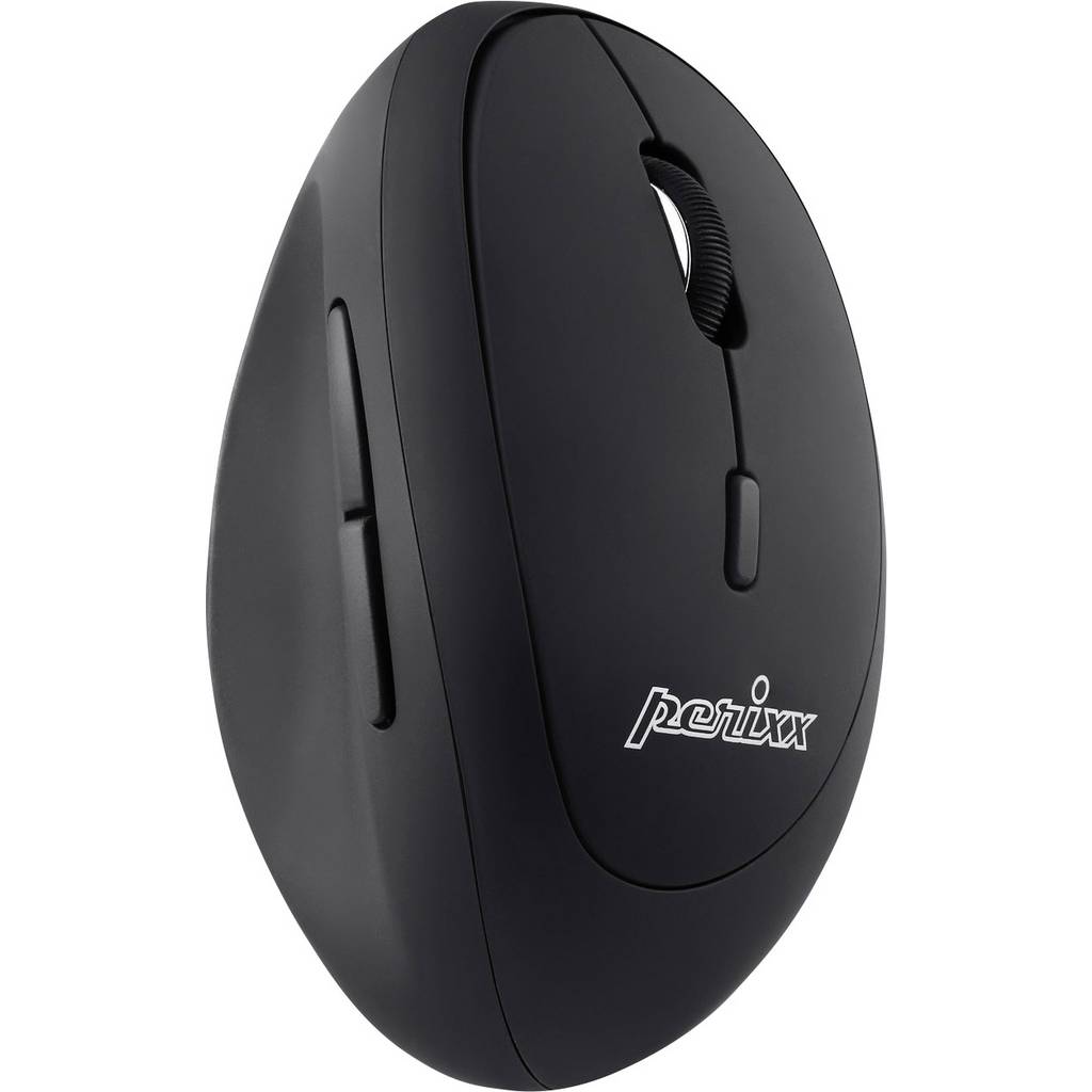 Perixx Perimice-719 Ergonomic mouse Radio Optical Black 6 Buttons 1600 dpi 11522