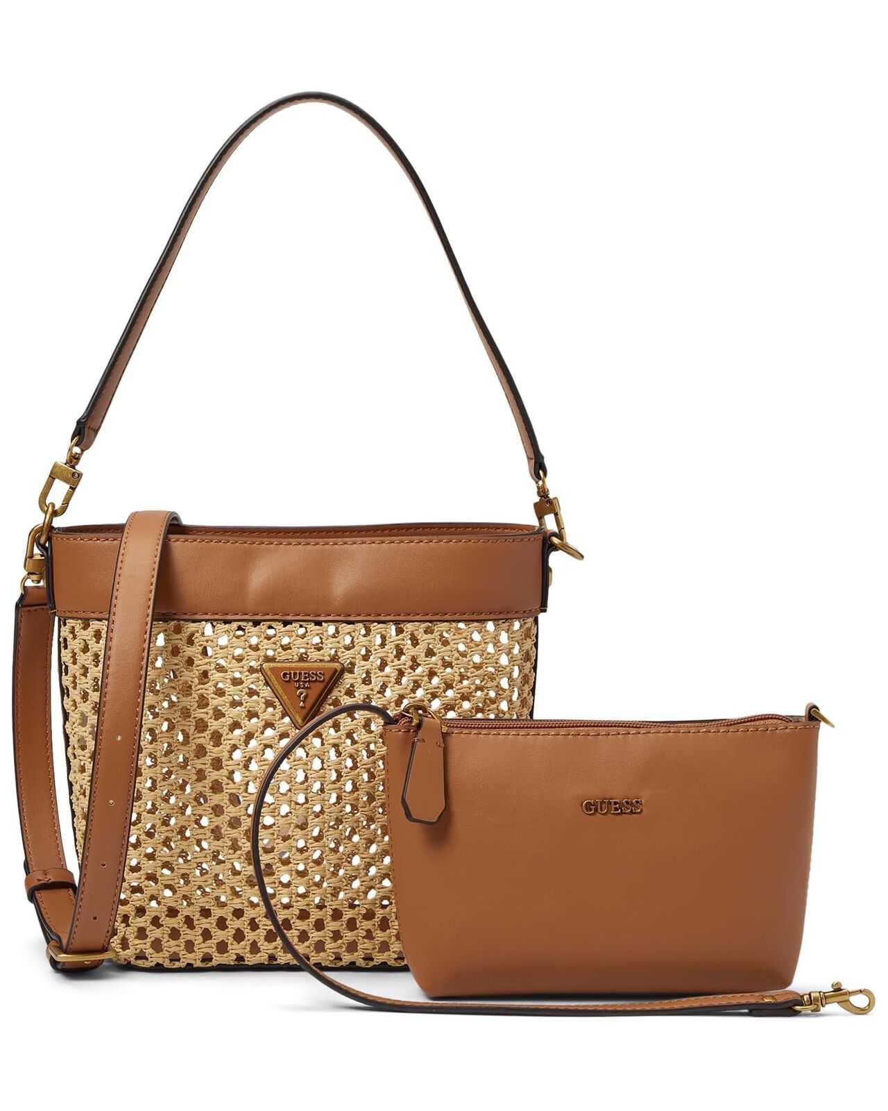 Găsește, Vikky, Pungă de textile, Tote, Cognac, Pentru femei
