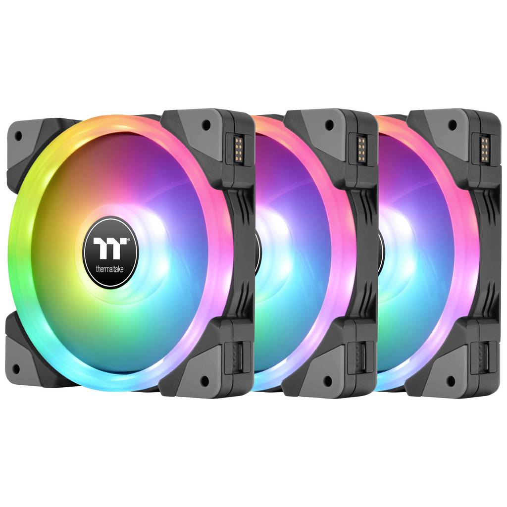 Thermaltake CL-F143-PL12SW-A PC fan Black, Transparent, RGB (W  CL-F143-PL12SW-A