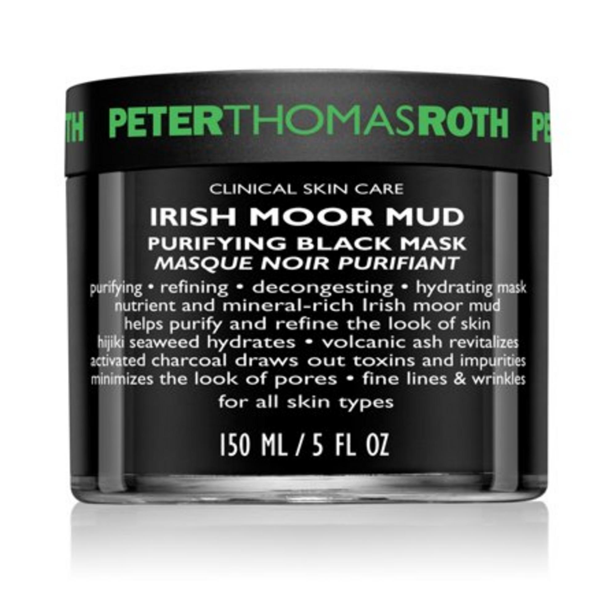 Peter Thomas Roth, İrlanda Çam Torfı Temizleme Siyah Maske, Arındırıcı ve Koku Alınır, Torf Maske, Yüz İçin, 150 ml.