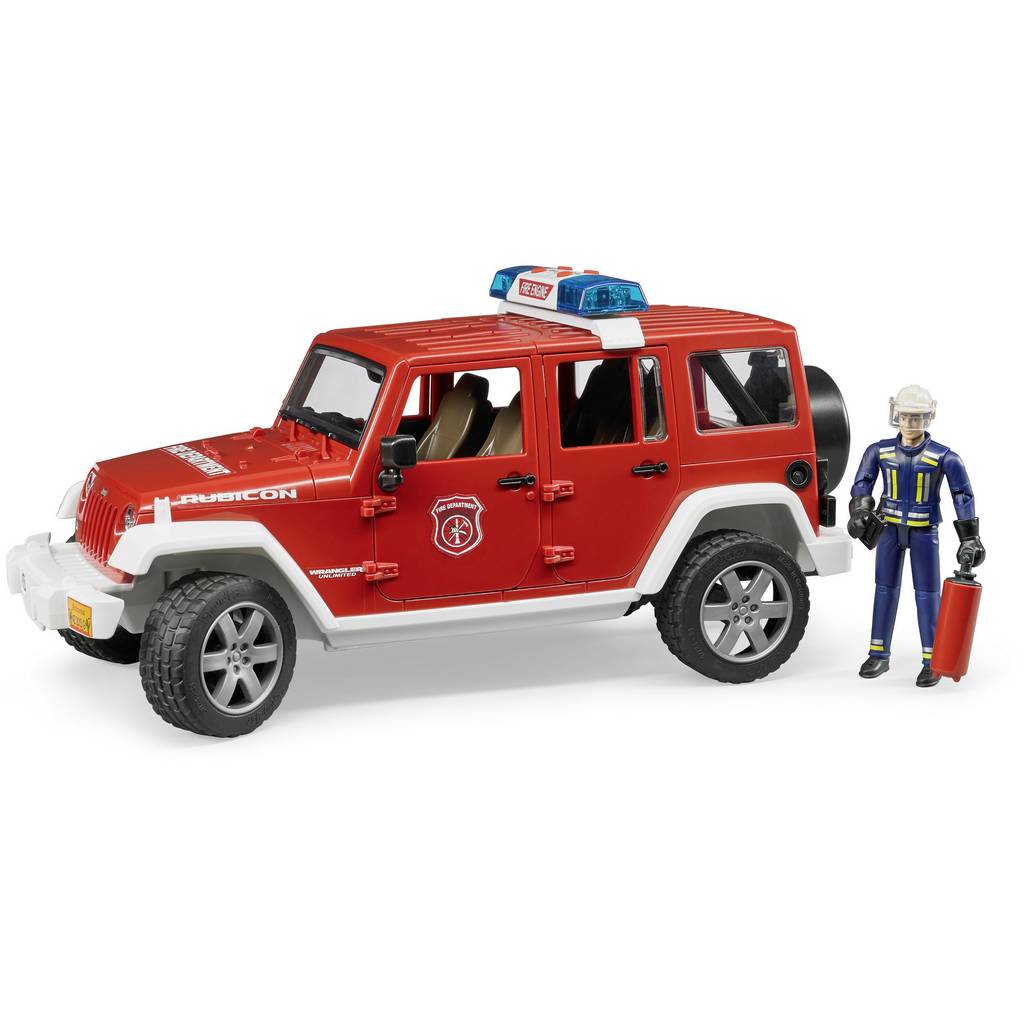 Bruder Jeep Wrangler Unlimited rub. Serviciul de pompieri 2528